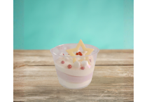 ijsdessertje 'Vanille & Aardbei'